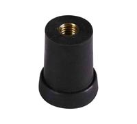 Fenteer Endpin de Contrabajo Tope de Goma para Contrabajo Cello Instalación Sin Herramientas Material de Caucho Evita Daños en El Piso Apto para Conciertos C, 8mm