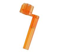 Fenteer Enrollador de Cuerdas para Guitarra Herramienta Portátil con Doble Función de Enrollado Y Extracción de Clavijas Fabricada en Pp Adecuada para Docente, Naranja Rojo