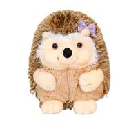 Fenteer Erizo de Peluche, muñeco de Peluche, decoración para Sala de Estar, Juguete de Peluche para acompañar a niños y niñas Mientras Duermen, Lazo Violeta