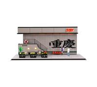 Fenteer Escenario en Miniatura para exhibición de Coches a Escala 1/64 con luz, Ideal para fotografía. Decoración de, Espacio de