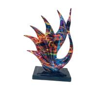 Fenteer Escultura Animal de Estatua de Cisne, Figura Decorativa, Adorno de Mesa para Estante, Style B