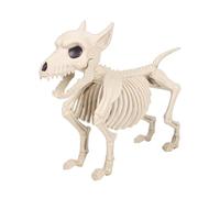 Fenteer Esqueleto de Perro de Halloween de Cuerpo Completo de 30 X 24 Cm para Enseñar Piezas de Exhibición de Animales Resistentes Huesos Esqueleto de a