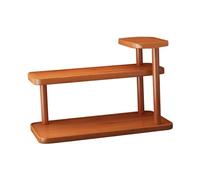 Fenteer Estante de Mesa Organizador de Escritorio Estantería de Capas Soporte de Bambú para Decoración de Hogar Y Almacenaje Adecuado para Dormitorio Sa, 30x14x20cm