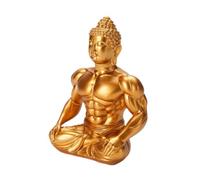 Fenteer Estatua Buda, Escultura Budista Coleccionable, Adorno Decorativo versátil Resina para la decoración del hogar y, Style B
