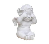 Fenteer Estatua de ángel, Figura de ángel, colección de Resina, Regalo, Adorno de Escritorio nórdico, Escultura para estantería, Oficina, Sala de Estar y, Style B