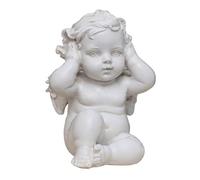 Fenteer Estatua de ángel, Figura de ángel, colección de Resina, Regalo, Adorno de Escritorio nórdico, Escultura para estantería, Oficina, Sala de Estar y, Style F