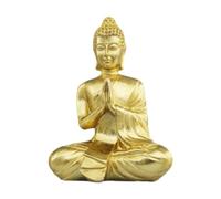Fenteer Estatua de Buda Portátil, Adorno Creativo para Escritorio, Ideal para Oficina, Dormitorio O Sala de Té.