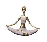 Fenteer Estatuas de Yoga Figuras Mujeres Postura de Meditación, Estilo b