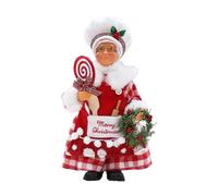Fenteer Figura de la Sra. Claus, Chef de Navidad, decoración navideña, Adorno navideño, Suministros de Fiesta, repostería, hogar, Style C