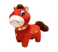 Fenteer Figura Decorativa de Caballo de Peluche para el Festival de, Estatua de Animal para cafetería, 30 Centimetros
