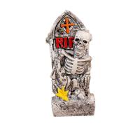 Fenteer Figura Halloween Decoración Halloween Divertido Realista Accesorios Escultura Estatua Resina para Escritorio Fiesta Interior Porche, Style C