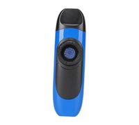Fenteer Flauta Kazoo con membranas, recuerdos de fiesta, con cordón, instrumento musical portátil de boca Kazoo para conciertos, Azul