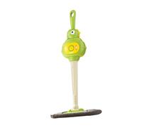 Fenteer Fregona Infantil con Luces y Sonidos, fregona eléctrica de Juguete para niños, Regalo de cumpleaños, Almohadilla Lavable interactiva, Herramienta de, Verde