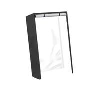 Fenteer Funda con Cremallera Y Bolsillo Lateral para Estante de Alambre, Ideal para Exteriores, 76 X 35 X 157 Cm