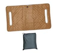 Fenteer Funda para Asiento de Golf Manta Térmica USB Protector Acolchado de Felpa Sintética Cubre Asiento para Carritos de Golf Función de Temperatura Ajustab, MarrÓn