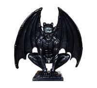 Fenteer Gargoyle Gótico Figura de la Escultura del jardín Decoración del jardín del jardín Ornamento, Negro