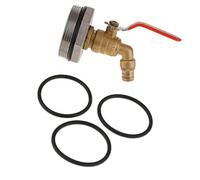 Fenteer Grifo para Barril Adaptador de Grifo Válvula de Salida de Tanque Tapón de Depósito Diseñado con Funcionalidad Innovadora Y Sellos Incluidos Adecuado P