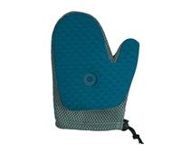 Fenteer Guante para Quitar Pelo de Mascotas Mitón de Aseo Reutilizable con Cepillo Integrado Y Depósito de Agua Fabricado en Material Resistente Ideal para P, Azul