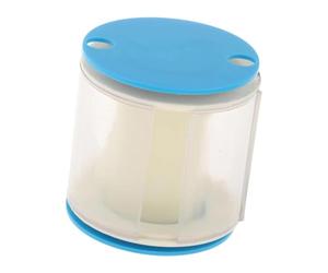 Fenteer Gymnasia Rítmica Bobinadora de Cinta Portátil Roller de Cinta Manual Accesorio Compacto para Gimnasia Artística Adecuada para Entrenamiento Competenci, Azul