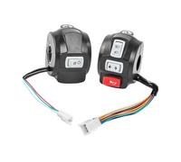 Fenteer Interruptor Multifunción para Bicicleta Eléctrica con Selector de Señal Cuerpo Robusto E Impermeable Adecuado para Motoc, Izquierda Y Derecha