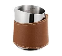 Fenteer Jarra para Leche Sin Mango, Taza para Café con Diseño de Arte Latte, tal como se describe, Argent and S