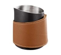 Fenteer Jarra para Leche Sin Mango, Taza para Café con Diseño de Arte Latte, tal como se describe, Black and M