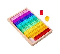 Fenteer Juego de Bloques de construcción apilables, Educativo, con Cubos acrílicos para Resolver Problemas, Bloques apilables GEM para Regalo de, 60 Piezas