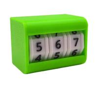 Fenteer Juego de Mesa con para Oficina, decoración de Escritorio, Juego de dial, Cuenta Regresiva para exámenes para motivación, planificador, Verde