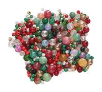 Fenteer Kit de cuentas para hacer joyas, suministros de joyería DIY, pulsera DIY, cuentas de vidrio mixtas de 30 g para collar, arte y manualidades, regalo, Navidad