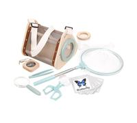 Fenteer Kit de exploración, Kit de Captura de Mariposas para niñas y niños, Estuche de colección, Juguete científico para el Patio, Caja de observación, Juego