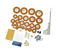 Fenteer Kit de Reparación para Saxofón Alto con Accesorios para Instrumentos de Viento Piezas de Reemplazo Herramientas de Mantenimiento Y Almohadillas Durad, Blanco