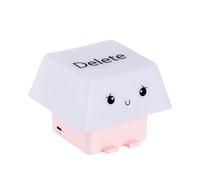 Fenteer Lámpara de noche con forma de, regalo de inauguración de casa, luz de ambiente de escritorio divertida, creativa, elimina teclas, lámpara, Rosa