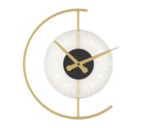 Fenteer Lámpara de pared con reloj artístico, apliques de pared, luz LED de pared, accesorios de iluminación de pared para sala de estar