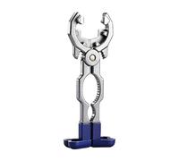 Fenteer Llave para válvula de gas, herramienta manual, herramienta de reparación, abridor de nueces multifuncional, mango, llave para válvula, Azul