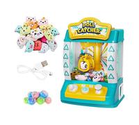 Fenteer Máquina Expendedora de Caramelos con Forma de Garra, Mini Máquina Expendedora, Juguete de para Juegos de de Caramelos de Arcade, Verde 20 Muñecas