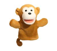 Fenteer Marioneta de Mano Peluche de Animal Títere para Niños Juguete de Cuentacuentos Figura de rol Que Fomenta La Adecuado para Juego Imaginativo, Mono