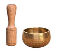 Fenteer Mini Sound Bowl Set Little Tibetan Sound Bowl Meditation Bowl para meditación de, Type a