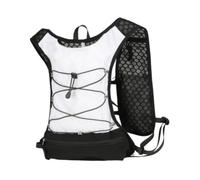 Fenteer Mochila Tipo Chaleco para Correr, Transpirable, para Hombre Y Mujer, Ideal para Deportes Al Aire Libre, Senderismo Y Trotar, Blanco