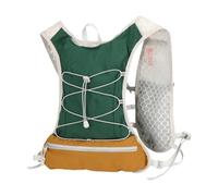 Fenteer Mochila Tipo Chaleco para Correr, Transpirable, para Hombre Y Mujer, Ideal para Deportes Al Aire Libre, Senderismo Y Trotar, Verde Oscuro