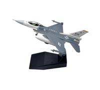 Fenteer Modelo de avión F-16C a Escala 1:100 con Base de simulación, Modelo de Ataque, Juguete para el hogar.