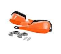 Fenteer Motores Protector de Manos para Motocicleta con Adaptador Universal Cubierta de Manos para Función Antiviento Y Anticaída Adecuado para Motoci, Naranja