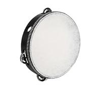 Fenteer Pandereta Accesorio Educativo Percusión Tambor Infantil Instrumento Musical Fácil de Sostener Adecuado para Clases Grupales Desarrollo Musical Activi, Diámetro 25cm