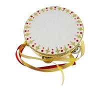 Fenteer Pandereta para Danza de Ballet, Instrumento Musical Artesanal, Accesorio para Festivos, 6 Inch