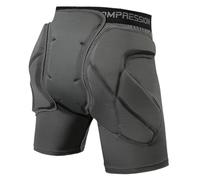 Fenteer Pantalones Acolchados con Almohadilla para el Trasero, Resistentes a los Impactos, protección 3D, Protector para Hombres, Mujeres, Snowboard, Gray S