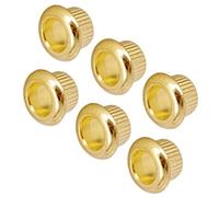 Fenteer Paquete de 6 Bujes para Clavijas de Afinación de Guitarra para Reemplazo, Dorado