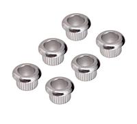Fenteer Paquete de 6 Bujes para Clavijas de Afinación de Guitarra para Reemplazo, Plata