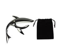 Fenteer para Guitarra Capotraste para Acústica Pinza para Eléctrica Abrazadera para Ukelele Construcción Robusta de Aleación de Zinc Y Diseño de Tibur, Negro