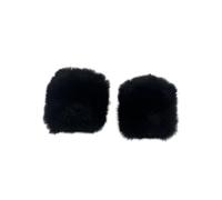 Fenteer Parabrisas Parabrisas Compacto Ligero Cubierta de Micrófono para Entrevistas Interiores Y Exteriores, Negro 1 Par