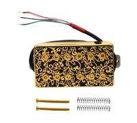 Fenteer Pastilla Doble Bobina para Guitarra Eléctrica Humbucker Accesorio de Reemplazo en Puente Y Mástil Fabricada en Cobre Adecuada para Uso Musical Y Perso, 50mm