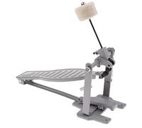 Fenteer Pedal de Bombo Pedal Único Accesorio para Batería Pieza de Repuesto Función Ajustable Aleación de Aluminio Adecuado para Niños Y Reemplazo de Kits, Plata, como se describe